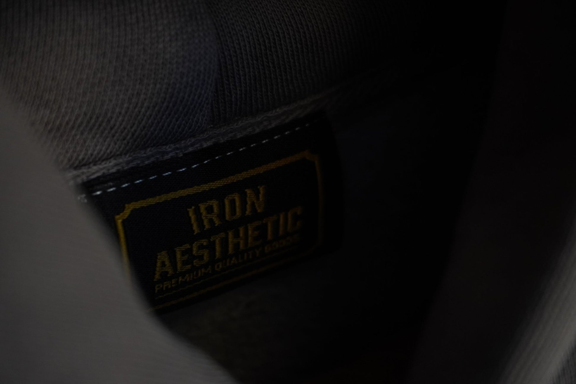 Relaxed Faded Hoodie - Iron Aesthetic