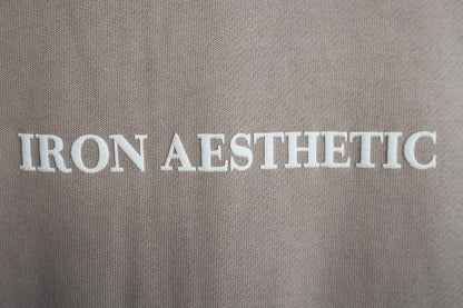Relaxed Faded Hoodie - Iron Aesthetic
