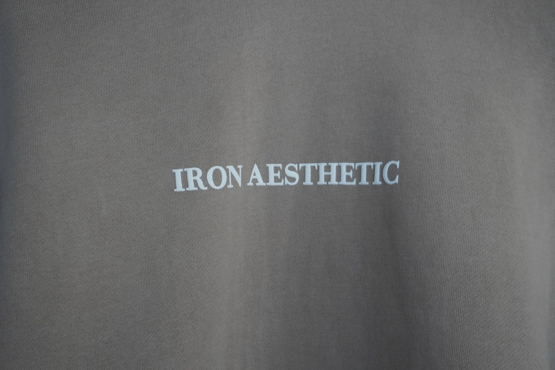 Relaxed Faded Hoodie - Iron Aesthetic